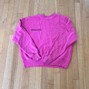 pink pangaia crewneck